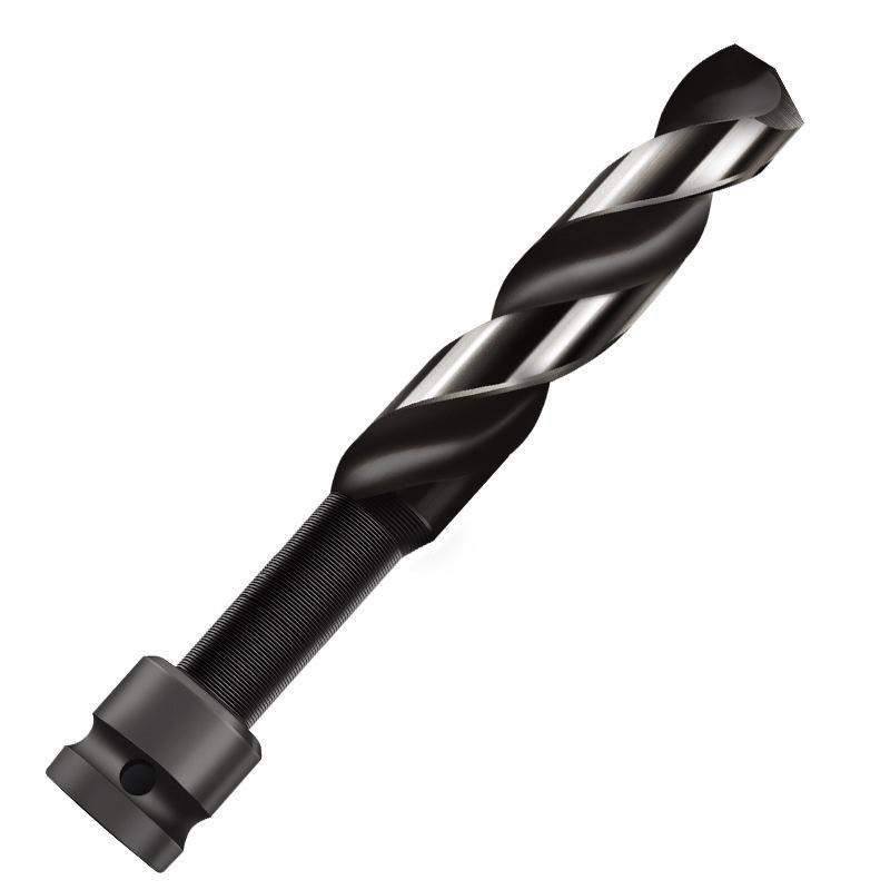 Woodworking Twist Drill Bit & Conversion Sleeve for Fast Hole Punching with Electric Wrench