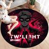 Spy Family Round Area Rug Carpet Rug For Living Room Bedroom Sofa Playroom Decor Nonslip Floor Mat