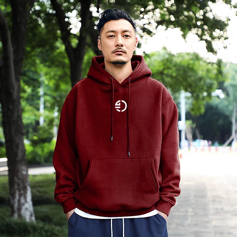 

Men s Heavyweight Hoodie - Autumn/Winter Style, Casual, Plus Size, with Hood S (95-120 jin)