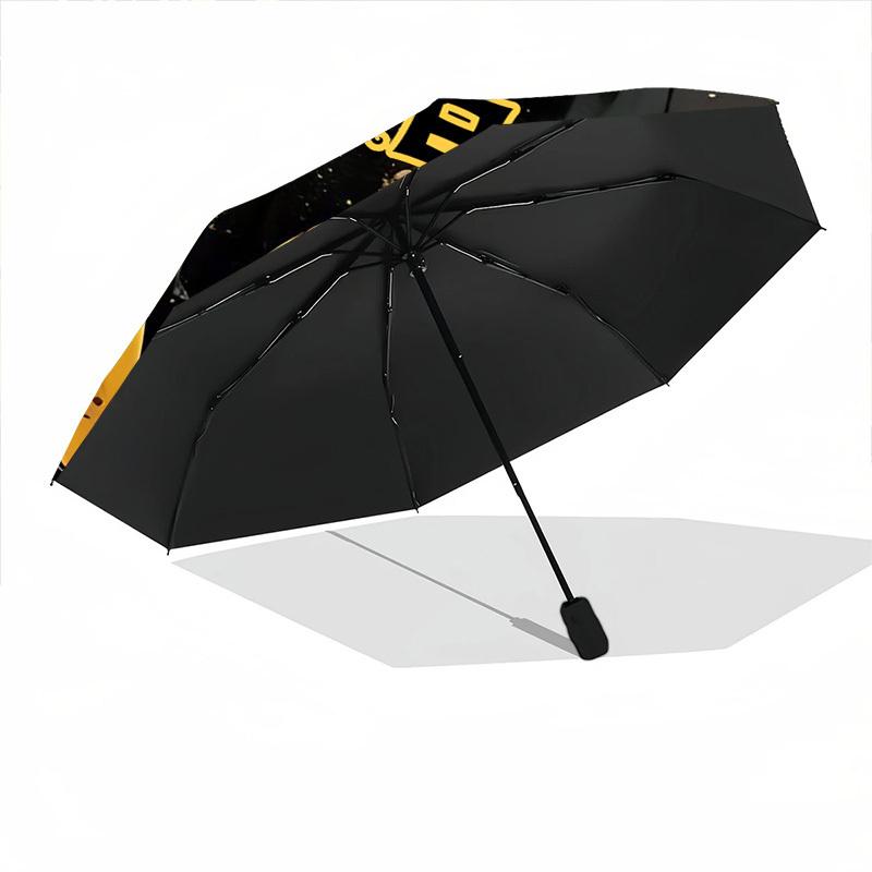 1pc Batman Symbol Custom Name Automatic Folding Umbrella, Durable Plastic & Iron, Lightweight for Outdoor Daily Use  S1230046