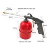 1 Pcs Zinc Aalloy Pneumatic Car Engine Cleaning GgunRed Pot Gray Car Repair Engine Oil Channel Cleaning Gun