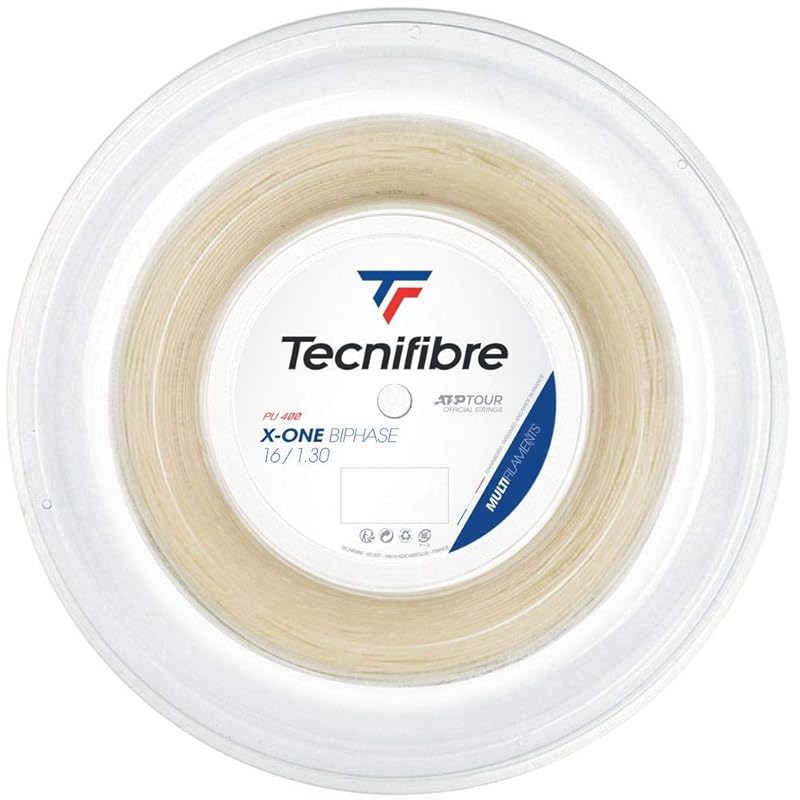 Tecnifibre X-ONE BIPHASE Tennis String, 1.30mm, 200m Roll, TFR202