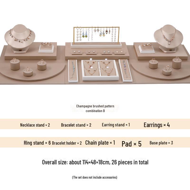 Jade Jewelry Display Stand for Earrings, Necklaces, and Bracelets