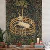 The Unicorn In Captivity Wall Tapestry Cover Beach Towel Picnic Yoga Mat Home Decoration Animal Wall Covering Blanket