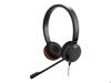 Casque Filaire - JABRA - Evolve 30 II - Certifié Microsoft Teams - Microphone Antibruit - USB-C/A