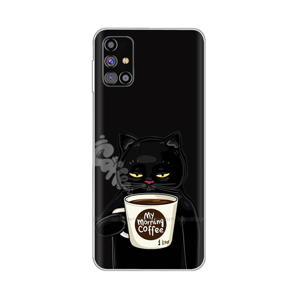 For Samsung Galaxy M31S Case SM-M317F M 31s Clear Shockproof Soft Silicone Protect Phone Case For Samsung M31s M317 Bumper Funda
