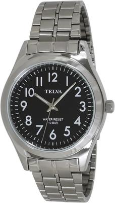 [Klefa] Analog Men's Watch Waterproof Metal Strap Silver TE-AM010-BKS