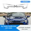 For Toyota Corolla Levin 2019-2024 Car Headlight Lens Headlamp Cover Car Replacement Front Auto Shell Cover Head Lamp Case Cap
