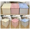 Multi-Functional Foldable Seat Ottoman Foldable Design Organizer Stool Storage Chair  Home Use