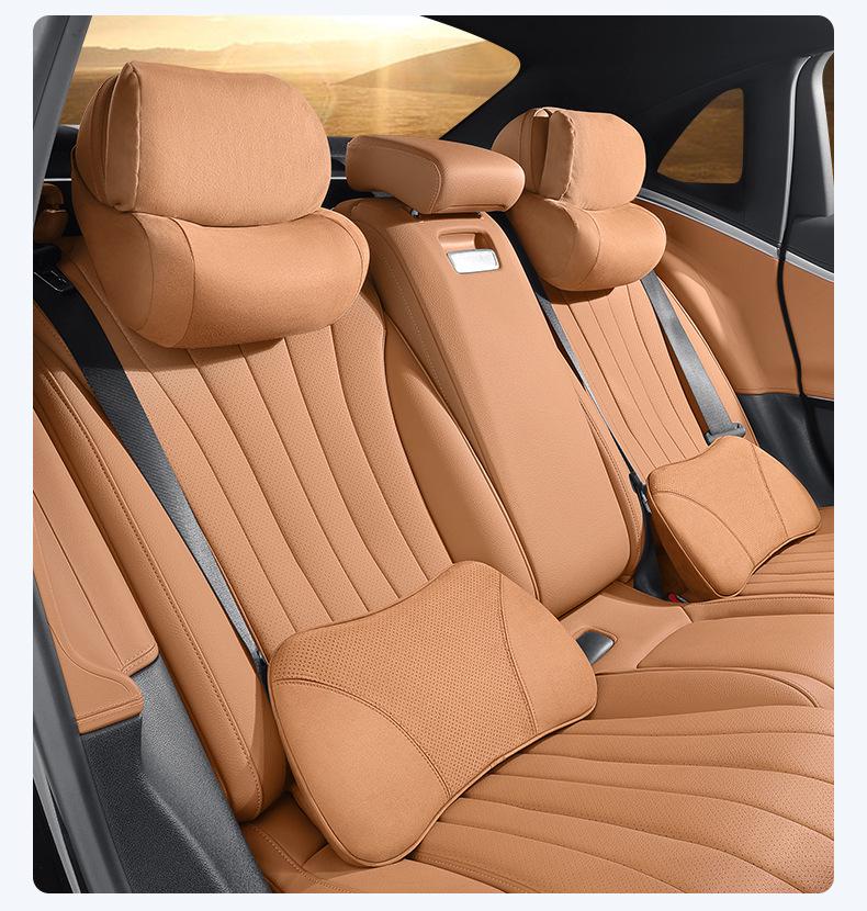 Mercedes Benz Lumbar Support & Headrest Pillow for E-Class/GLC/C260L - Car Interior Decoration
