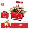 Barbecue Trolley Children's Kitchen Play Set Tableware Bbq Miniature Things Food Candy Suitcase Role-Playing Toys for Girls Kids