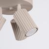 Ceiling lamp carbon 3P taupe