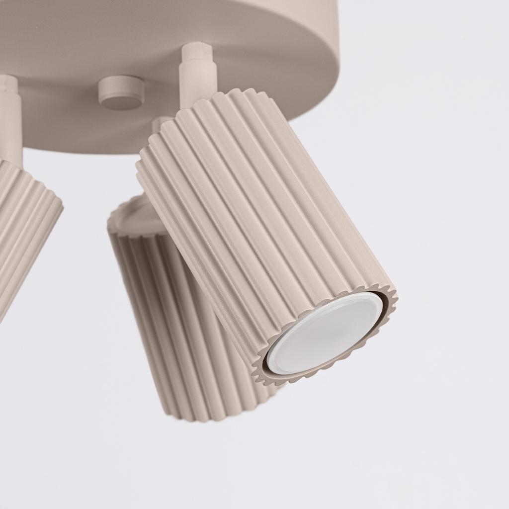 Ceiling lamp carbon 3P taupe