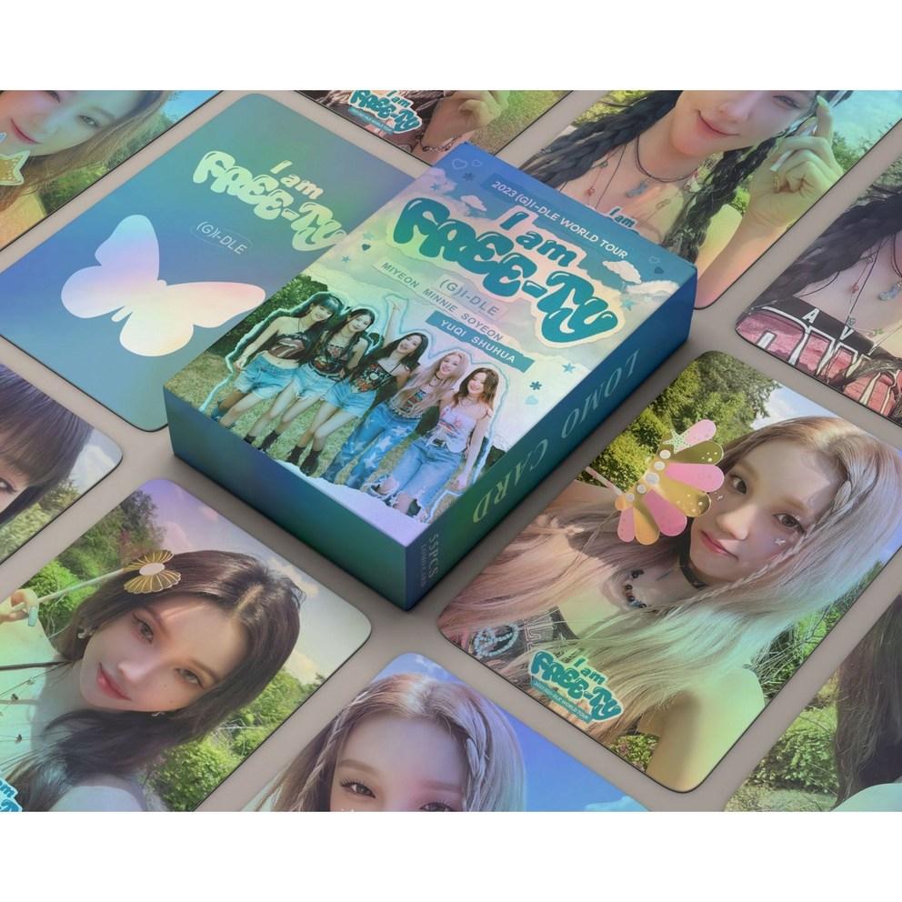 (G)I-dle Hologram Photocard Set of 10 (1 Box, 55 Sheets)