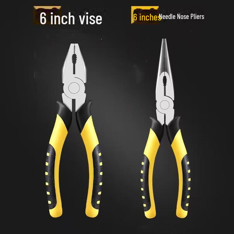 Yushuo Multi-Function Pliers Set: Needle-Nosed, Wire Cutters & Diagonal Pliers for Household & Industrial Use