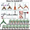 Automatic DIY Garden Irrigation & Cooling Kit - Flower Watering & Dust Removal System