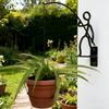 Clean Lines Hanging Basket Brackets Rust-Resistant Flower Stand Hanging Planter Holder  Garden