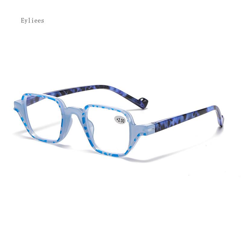 Men Women Portable Square Reading Glasses Large Frame Presbyopia Eyeglasses Oversized Clear Glasses