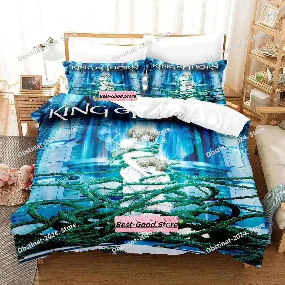 König der Dornen Bettwäsche-Set Einzelbett Twin Gedrucktes Bettwäsche-Set Mit Kissenbezug Bettdecke Weiche Einzel-Doppel-Queen-Super-King-Größe