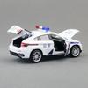 Police Alloy X6 Car Model Toy With Light Sound For Kids Decor Playroom