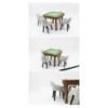 1/12 Scale Miniature Mahjong Table and Chair Model Figurine For Doll House With Realistic And Fine Detail Scene Setting
