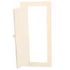 Miniature Wooden Door 1 12 Scale Unpainted DIY Furniture Craft for Small House Scene Decoration Mini House Furniture