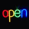 ZK40 LED Neon Open Sign High Brightness Waterproof Mini Neon Open Sign for Outdoor Business