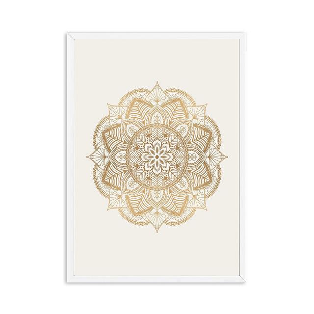 

Дзен-йога Мандала абстрактный холст плакат бохо стены геометрический художественный принт живопись для современной гостиной дома декоративные фотографии 21*30cm