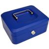Cash Box - PAVO - Model L150 - 150×115×80 Mm - Grey / Blue