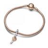 Pandora Llave de Dos Tonos   Colgante Corazón Deslizante 782510c00