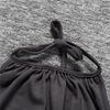 European & American Style Sleeveless Black Romper for Kids