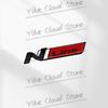 HWCB2 N Line Decoration Emblem Car Styling 3D Sticker Metal Front Hood Grille Badge For Hyundai Kona Tucson Sonata Elantra Veloster