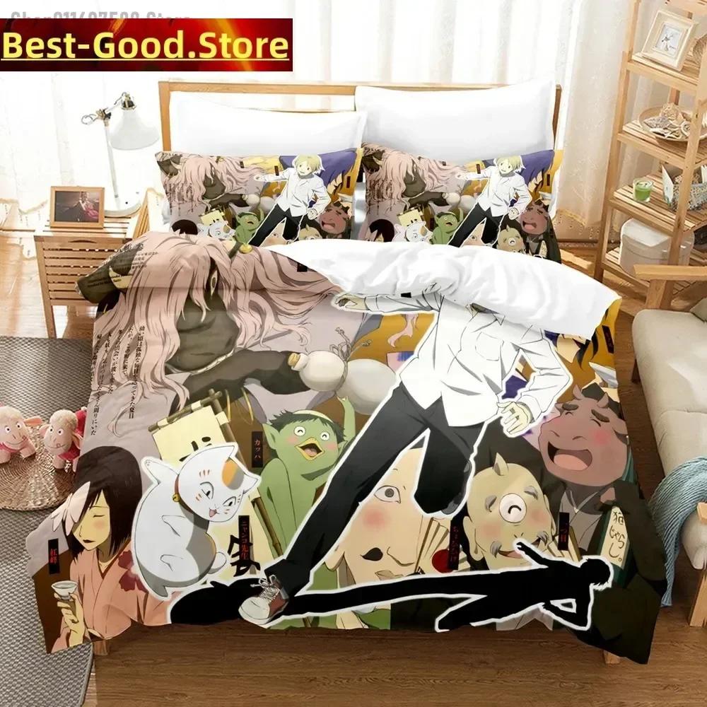 Comforter 3D Takashi Natsume Bedding Set Natsume'S Book Of Friends Printed With Soft Single Double Queen Super King