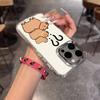 Cute Animal Capibara Phone Case For IPhone 17 Air 16 15 14 13 12 11 Pro Pro Max Plus Transparent Soft Cover