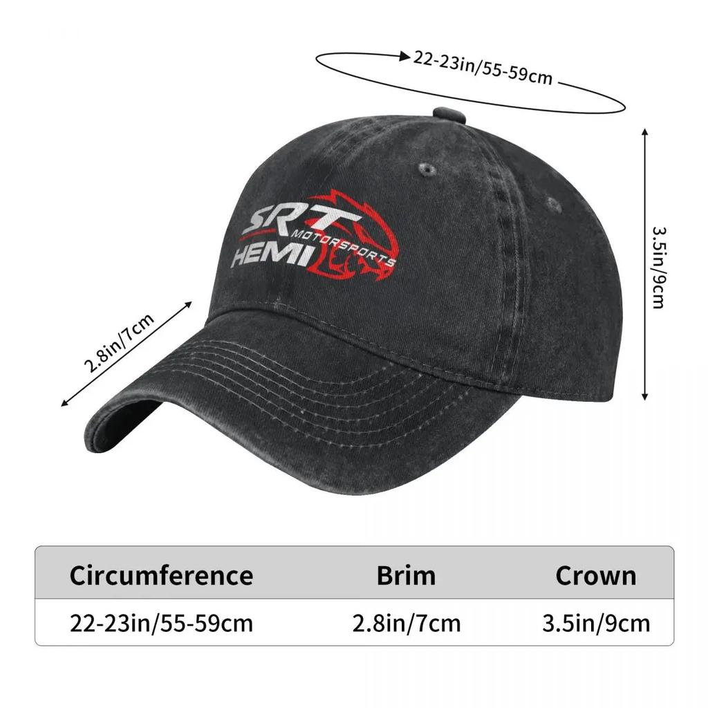 Srt Motorsport Fashion Baseball Cap Peaked Mens Hat Womens Hats For Women
