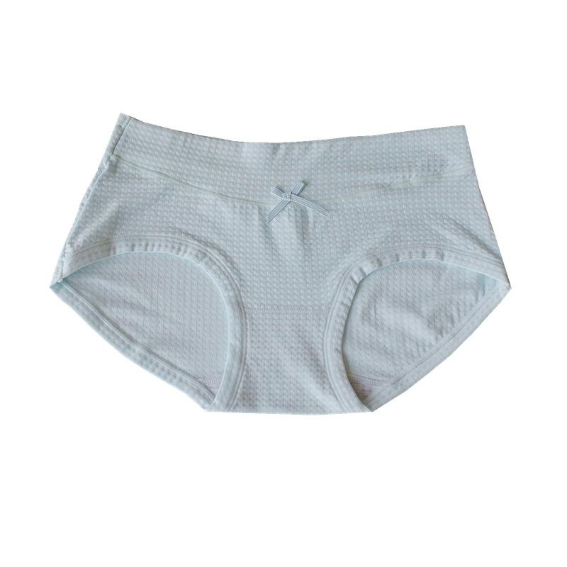 Women's Panties Mid Waist Briefs Comfortable Triangle Pants Teen Bottoms Underwear