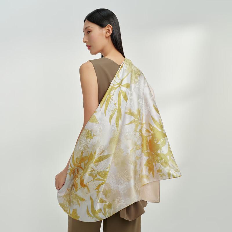 Wensli  West Window  Double-Sided Silk Jacquard Scarf