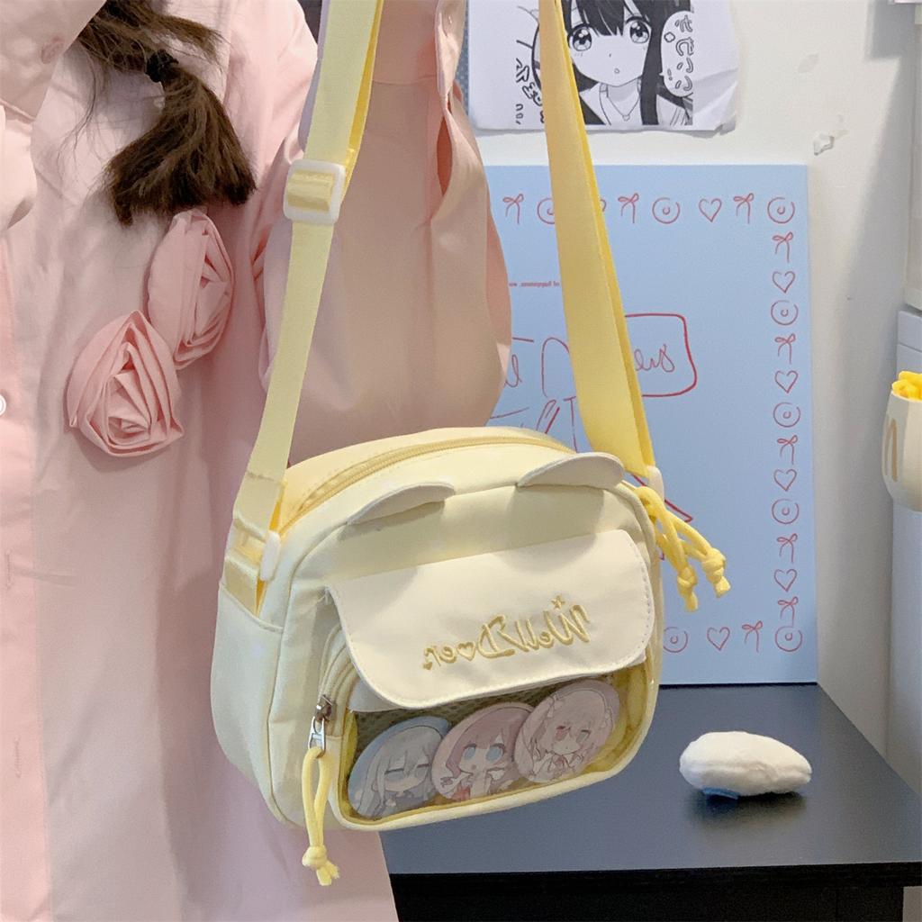 Cute small bag women's summer leisure trip two-dimensional pain bag versatile student shoulder bag mobile phone bag messenger bag