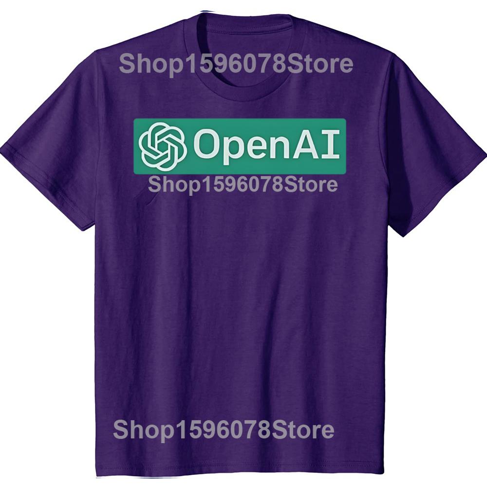 

Open AI TShirts ChatGPT Men Graphic Men Streetwear T Shirt Boyfriend O Neck Gift High Quality Cotton T-shirt 4XL