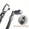 Swivel Head Ratcheting Wrench with Telescoping Handle & Quick Release - Bidirectional Gear for Effortless Auto Repair
