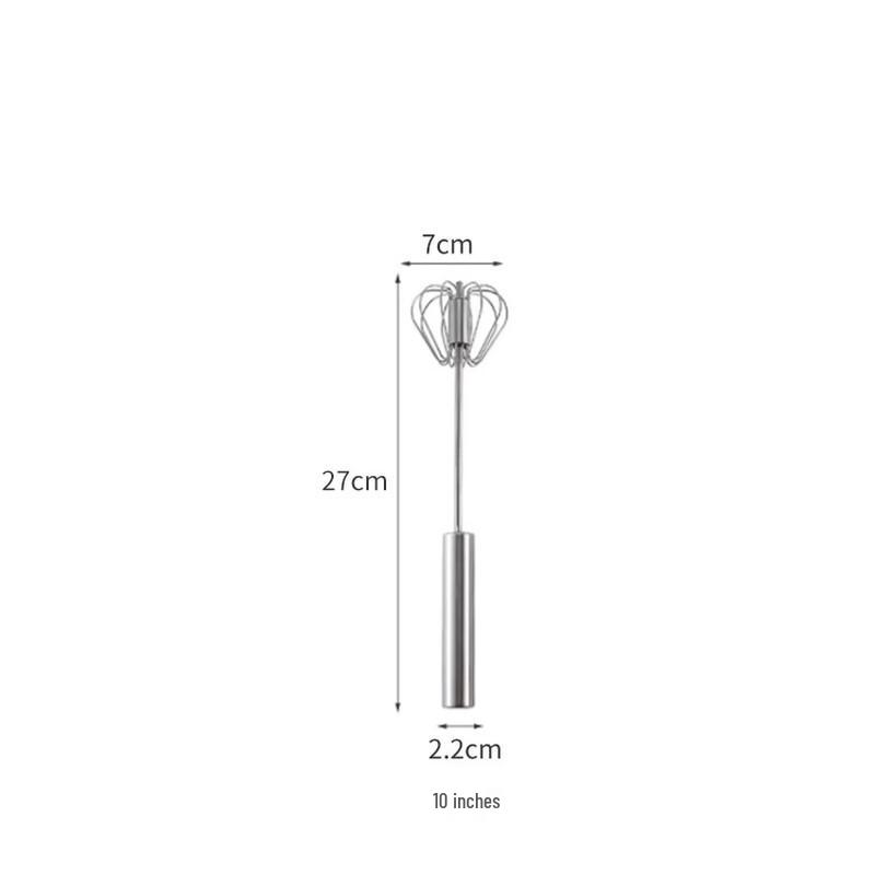 

Stainless Steel Semi-automatic Hand Whisk
