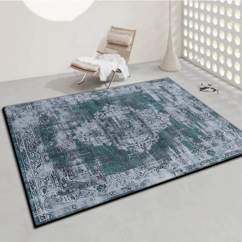 Amerikanischer Stil Persien Großer Teppich Wohnzimmer Dekoration Zuhause Sofa Bereich Teppiche Schlafzimmer Garderobe Fußmatte Waschbar Rutschfest