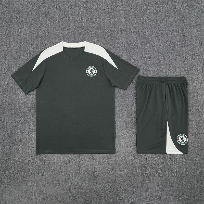 Brasile Arsenal Parigi Real Madrid Barcellona Spagna Chelsea Tuta da Allenamento Maglie da Calcio per Adulti Maniche Corte
