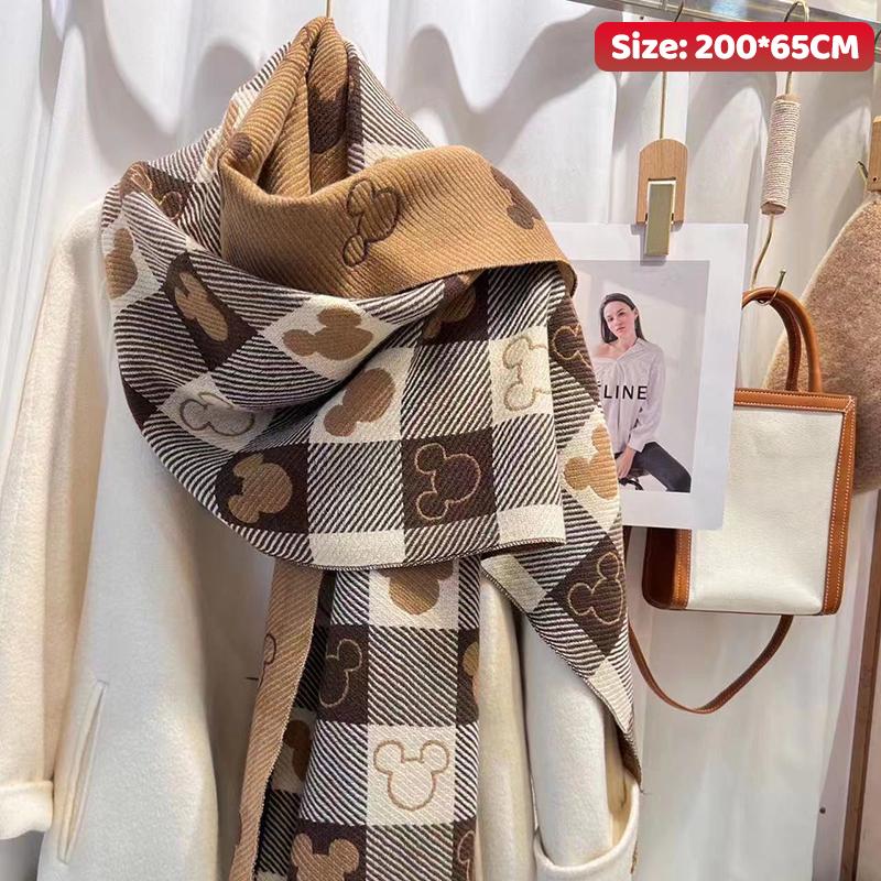 Imitationskaschmir Damen Schal Winter Schal und Wickeltuch Bandana Pashmina Quaste Damen Foulard Dicke Decke Unifarben