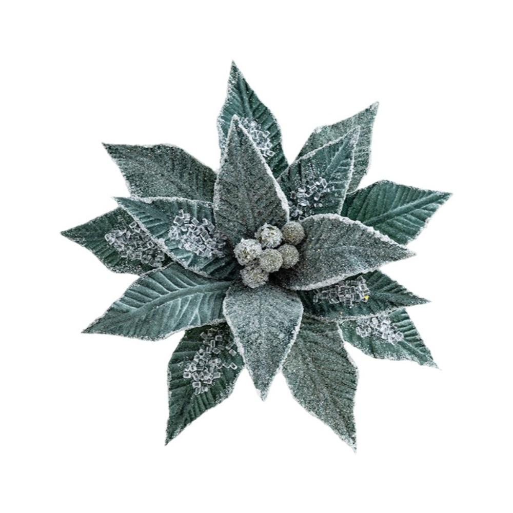 Realistic Simulated Flower Luxurious Artificial Flower Xmas Tree Ornaments  Christmas Decoration