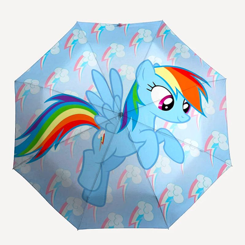 1pc My Little Pony1 Umbrella, Sun Protection, And UV Shielding. It Has Eight Sturdy Ribs for Outdoor Use And Perfect Gift