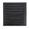 Metal Louver Vent Cover Exterior Wall Grille Cover Made From Aluminum Alloy Design Reliable Ventilation Square Vent