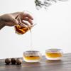 Japanese Handmade Frozen Glass Cup Crystal Glass Retro Teacups Master Cups Chinese Kung Fu Tea Set Transparent Household Teaware