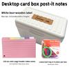 1 Set Cartonașe Colorate cu File Cartonașe cu File Cartonașe pentru Notițe Liniate Cartonașe Index cu File Separatoare pentru Cartonașe de Notițe Liniate Cartonaș de Notițe