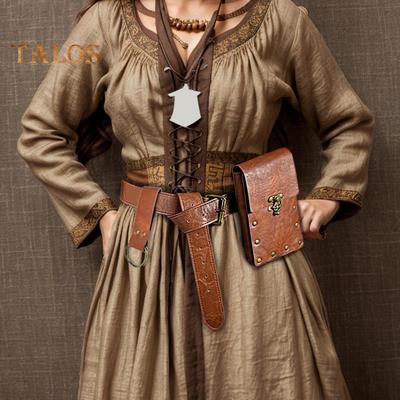 Unisex Retro Taška na opasok Steampunk Renesančná Taštička na opasok Peňaženka na mince Stredoveký Festivalový Kostým Halloweenske Doplnky Pás na vyhrnutie sukne Ležérna Ľadvinka